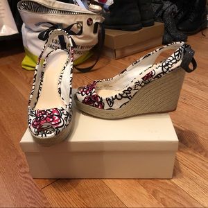 Like New Coach Sandal Wedge Heel